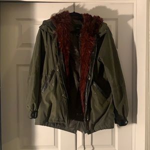 Forever 21 Army Green Winter Coat